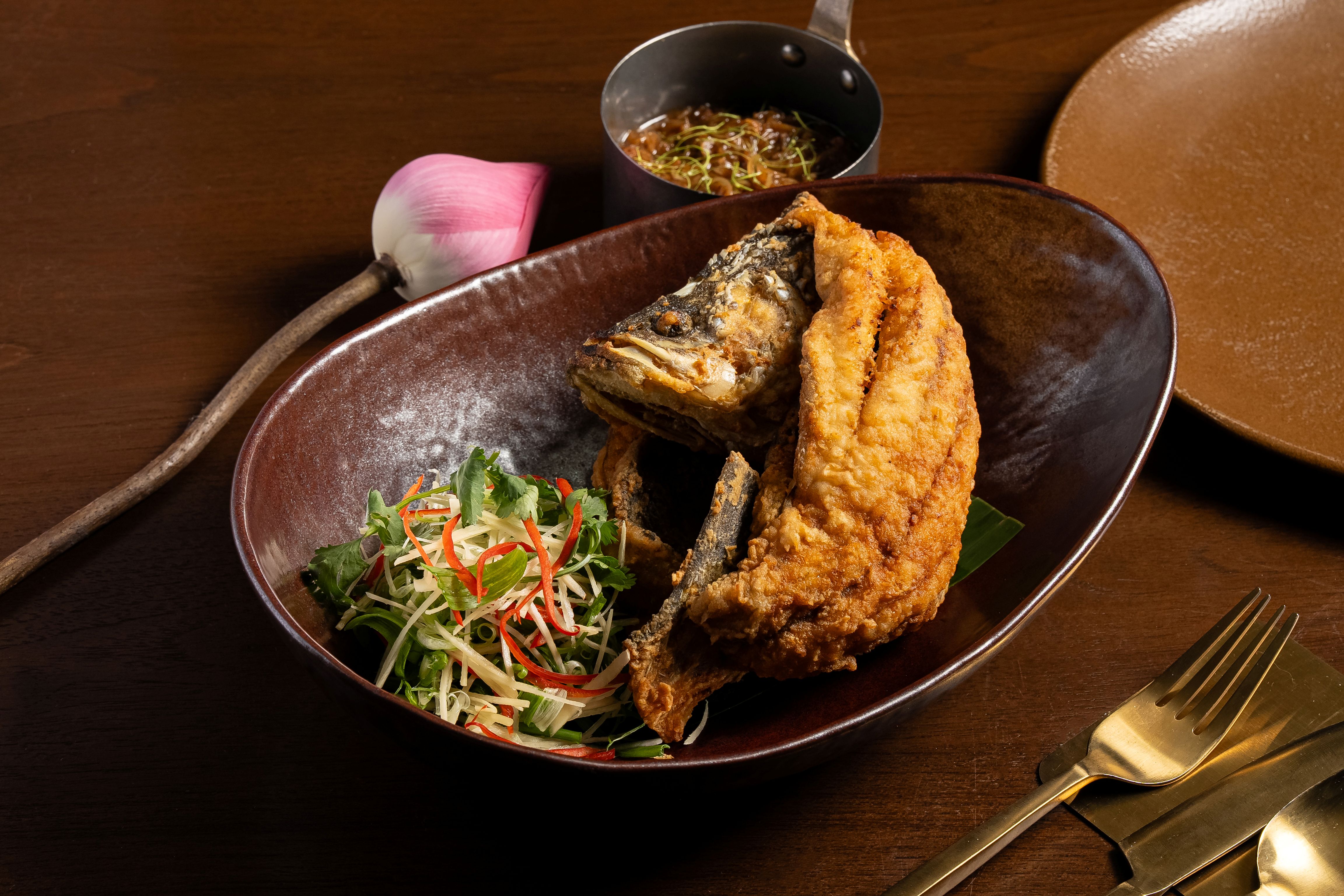 Pla Tod Kreung Gaeng Trang 